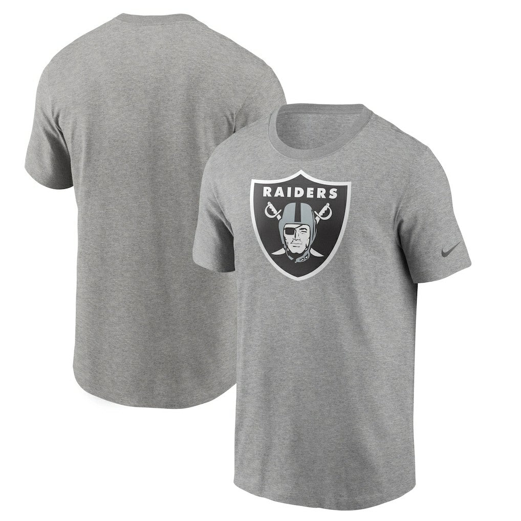 Nike Las Vegas Raiders Primetime Logo Essential T-Shirt Heather Gray