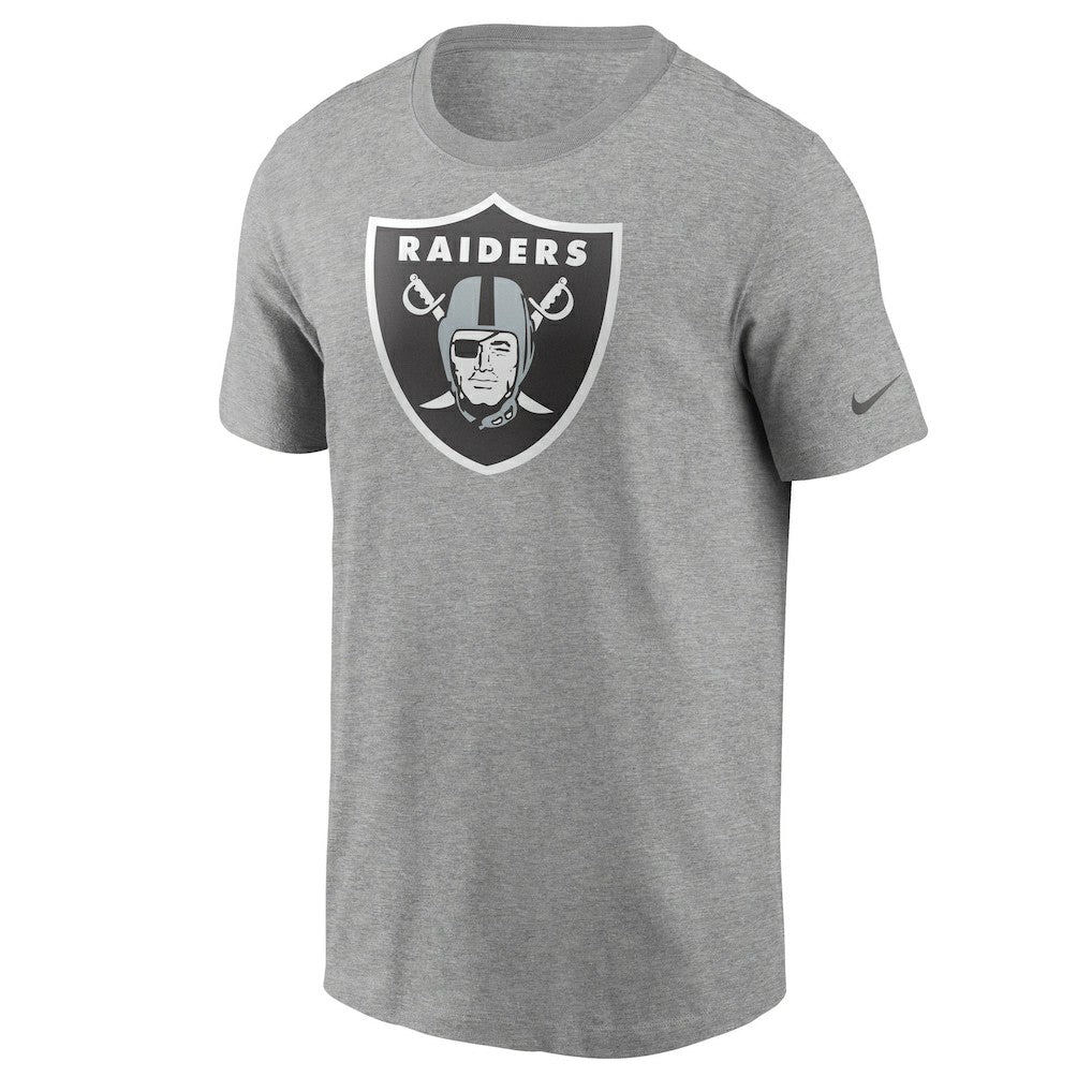 Nike Las Vegas Raiders Primetime Logo Essential T-Shirt Heather Gray