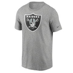 Nike Las Vegas Raiders Primetime Logo Essential T-Shirt Heather Gray