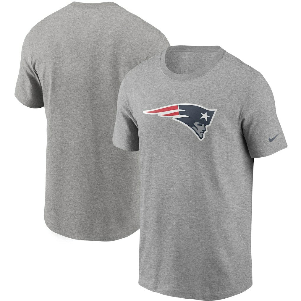 Nike New England Patriots Primetime Logo Essential T-Shirt Heather Gray