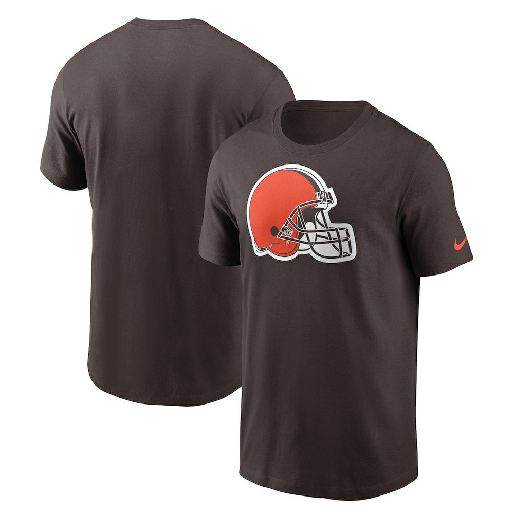 Nike Cleveland Browns Primetime Logo Essential T-Shirt Brown
