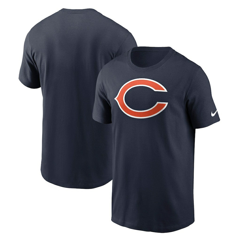 Nike Chicago Bears Primetime Logo Essential T-Shirt Navy