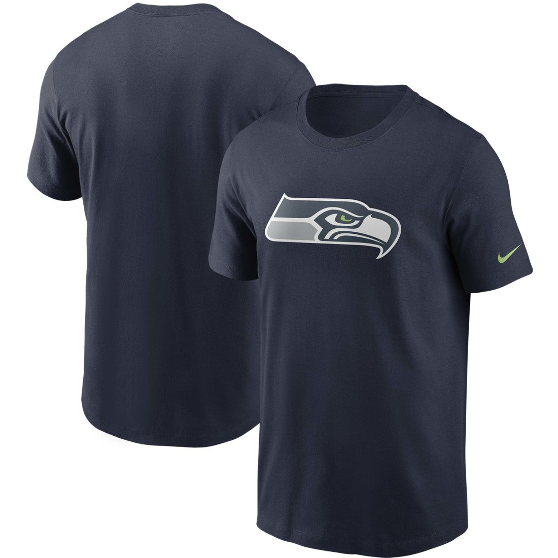 Nike Seattle Seahawks Primetime Logo Essential T-Shirt College Navy