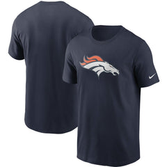 Nike Denver Broncos Primetime Logo Essential T-Shirt Navy
