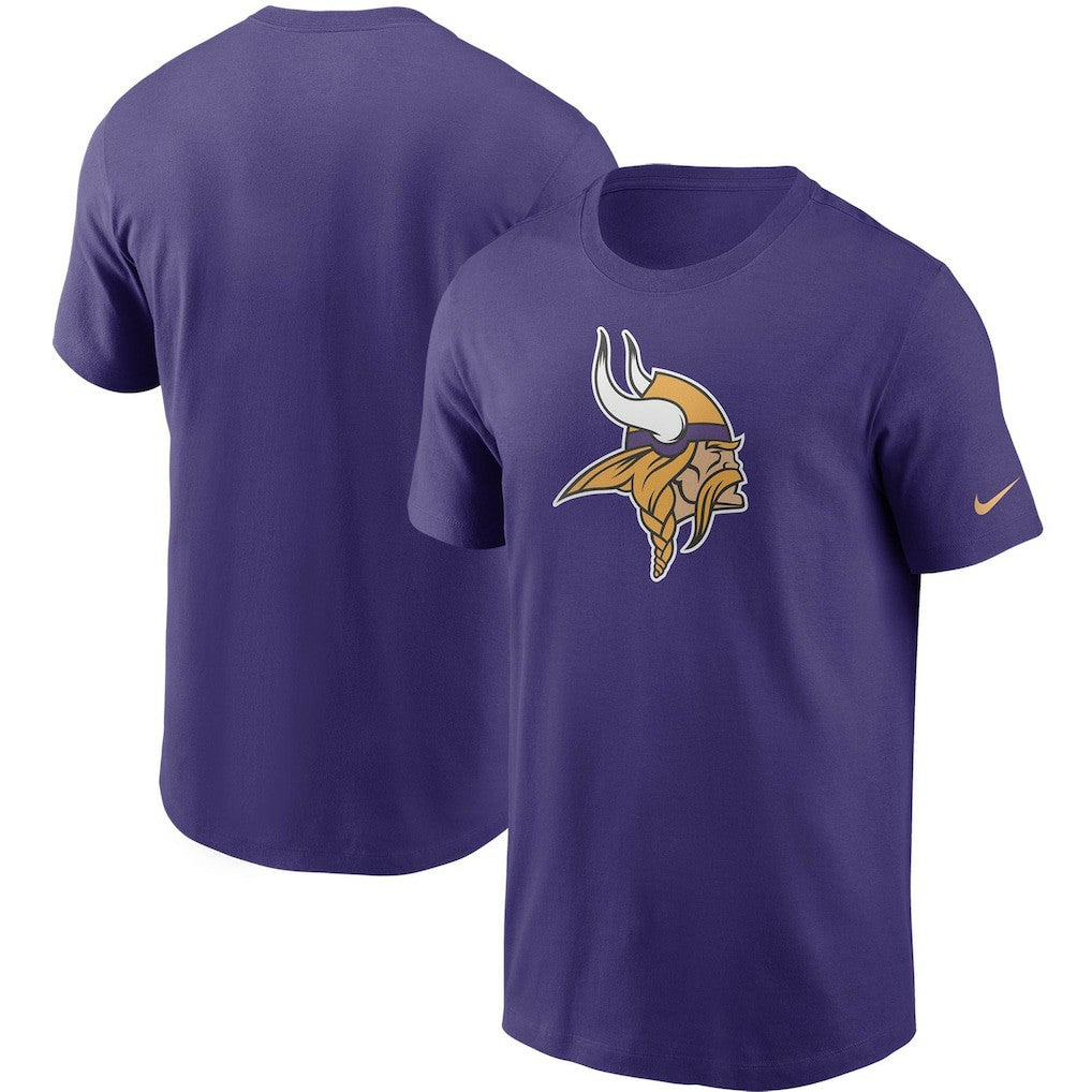 Nike Minnesota Vikings Primetime Logo Essential T-Shirt Purple