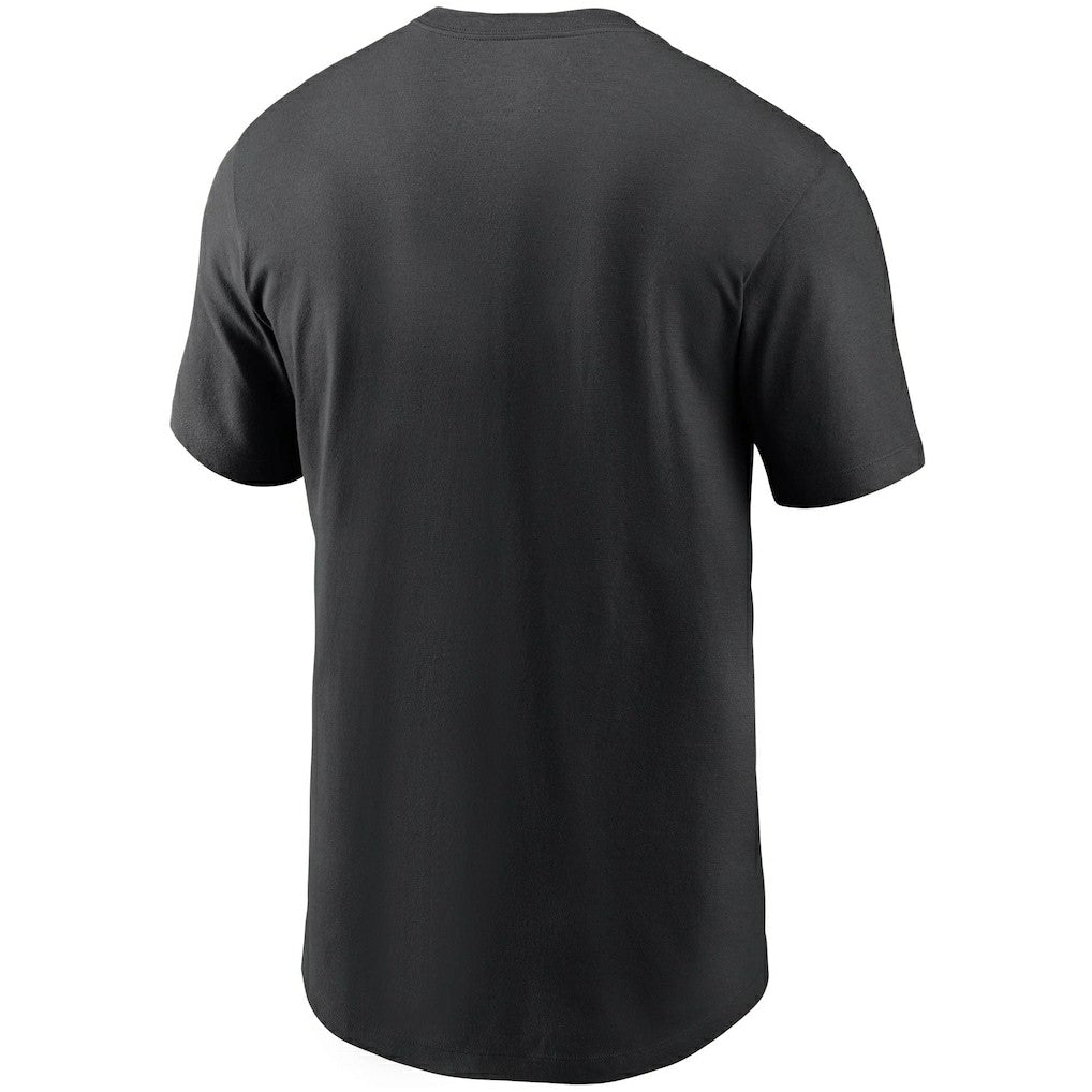 Nike New Orleans Saints Team Wordmark T-Shirt Black
