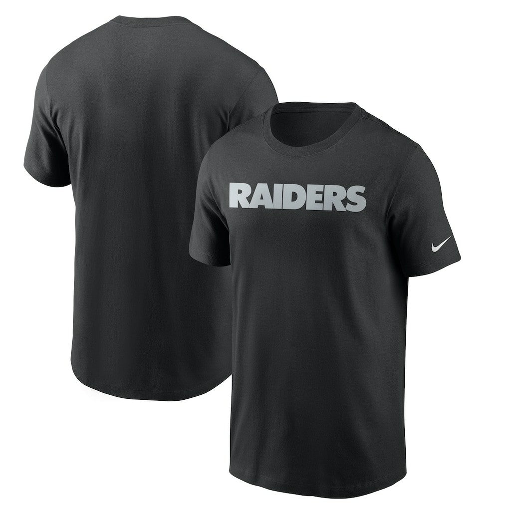 Nike Las Vegas Raiders Team Wordmark T-Shirt Black