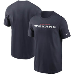 Nike Houston Texans Team Wordmark T-Shirt Navy