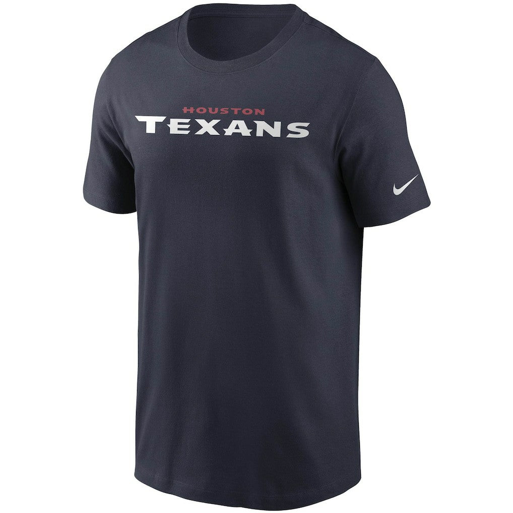 Nike Houston Texans Team Wordmark T-Shirt Navy