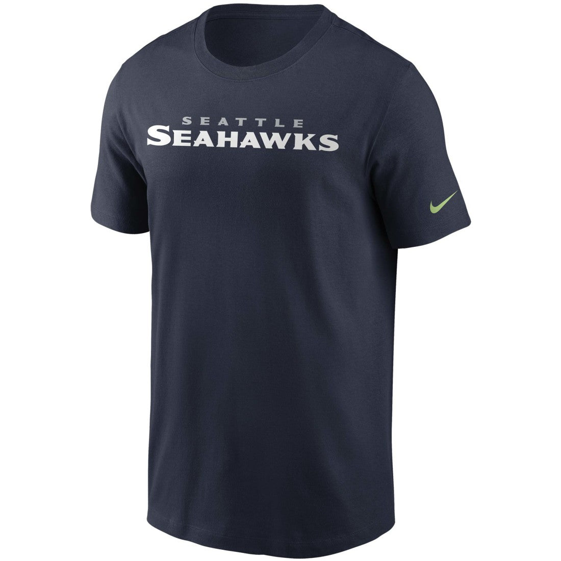 Nike Seattle Seahawks Team Wordmark T-Shirt College Navy