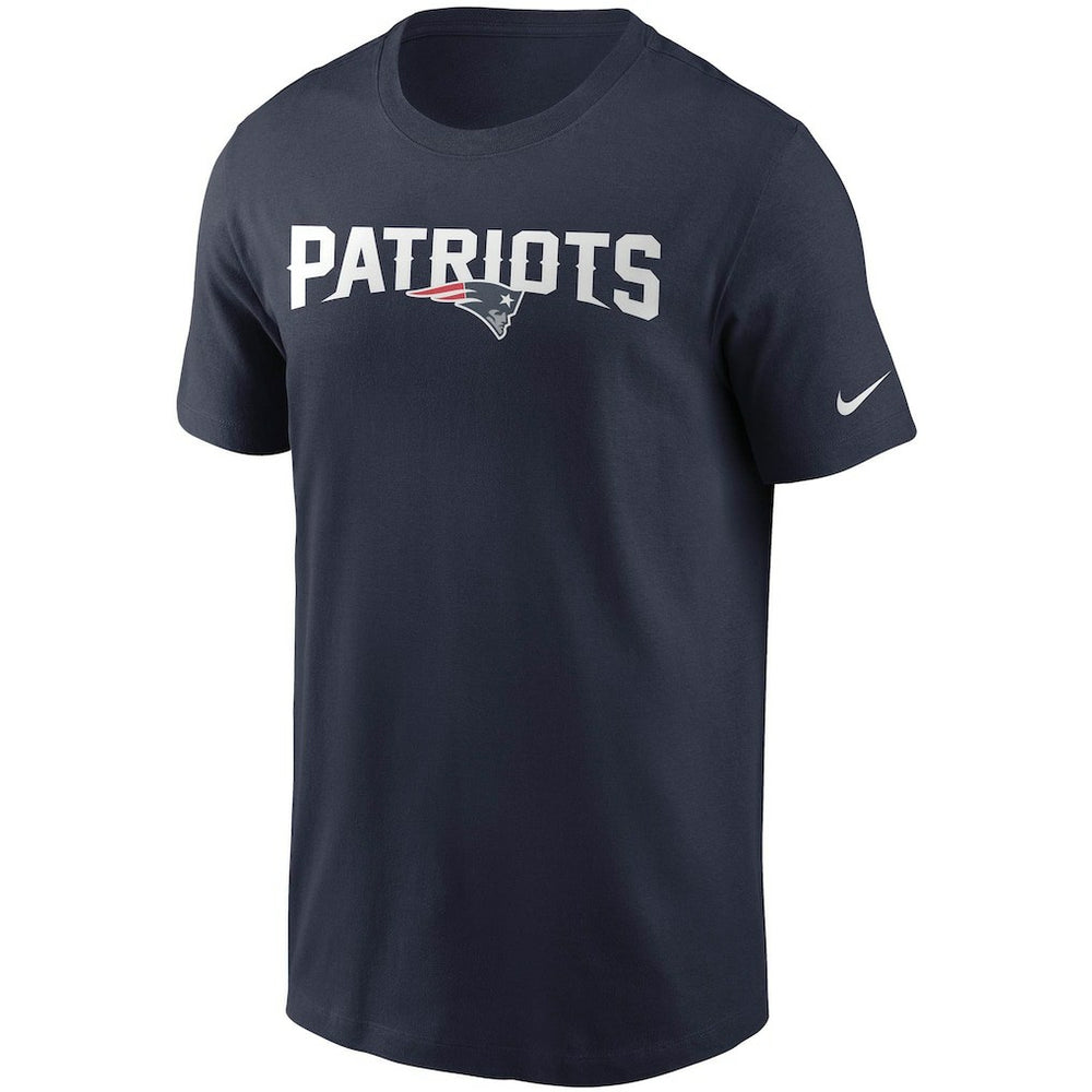 Nike New England Patriots Team Wordmark T-Shirt Navy