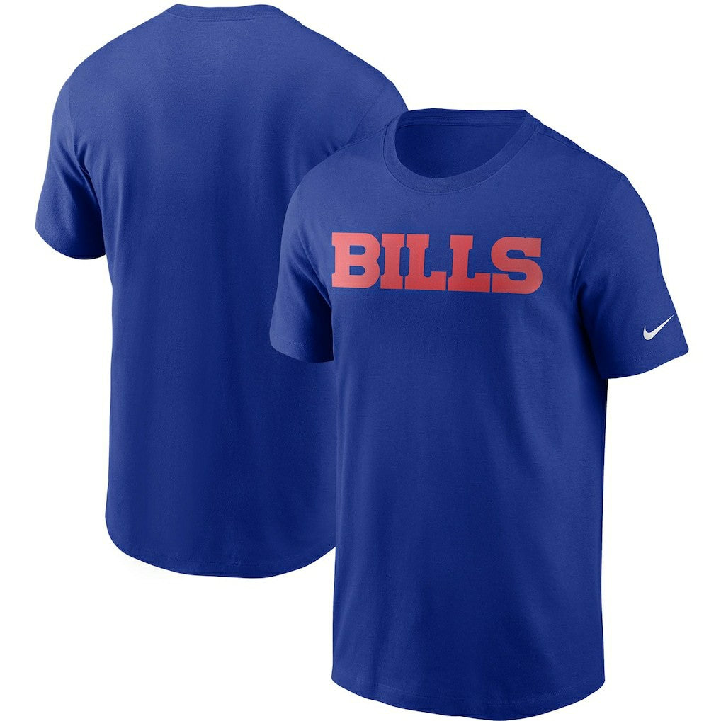 Nike Buffalo Bills Team Wordmark T-Shirt Royal