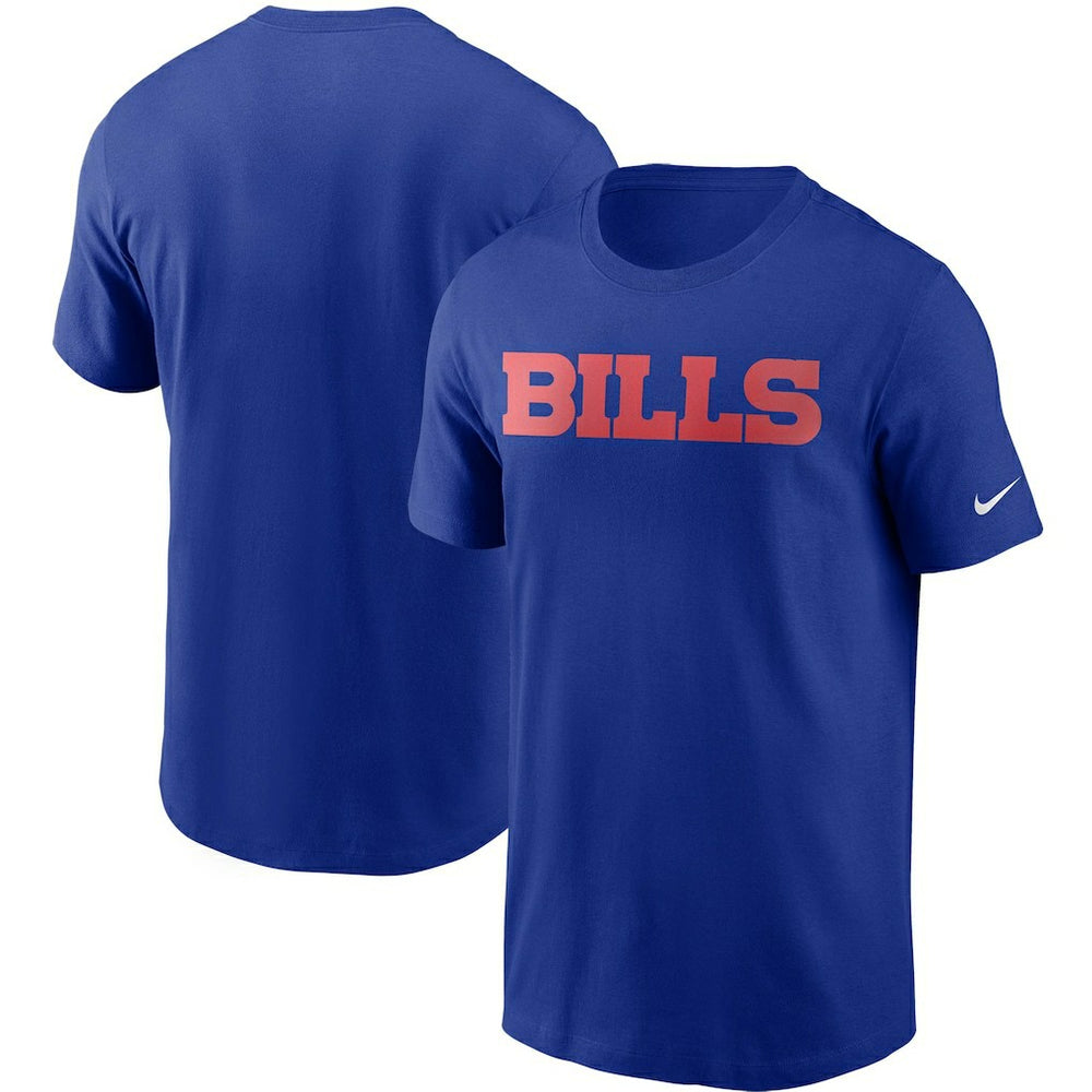Nike Buffalo Bills Team Wordmark T-Shirt Royal