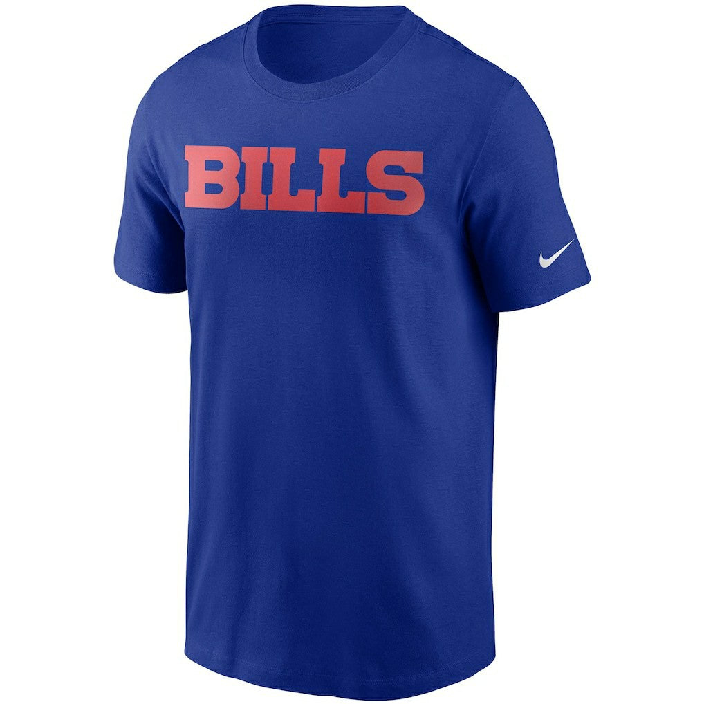 Nike Buffalo Bills Team Wordmark T-Shirt Royal