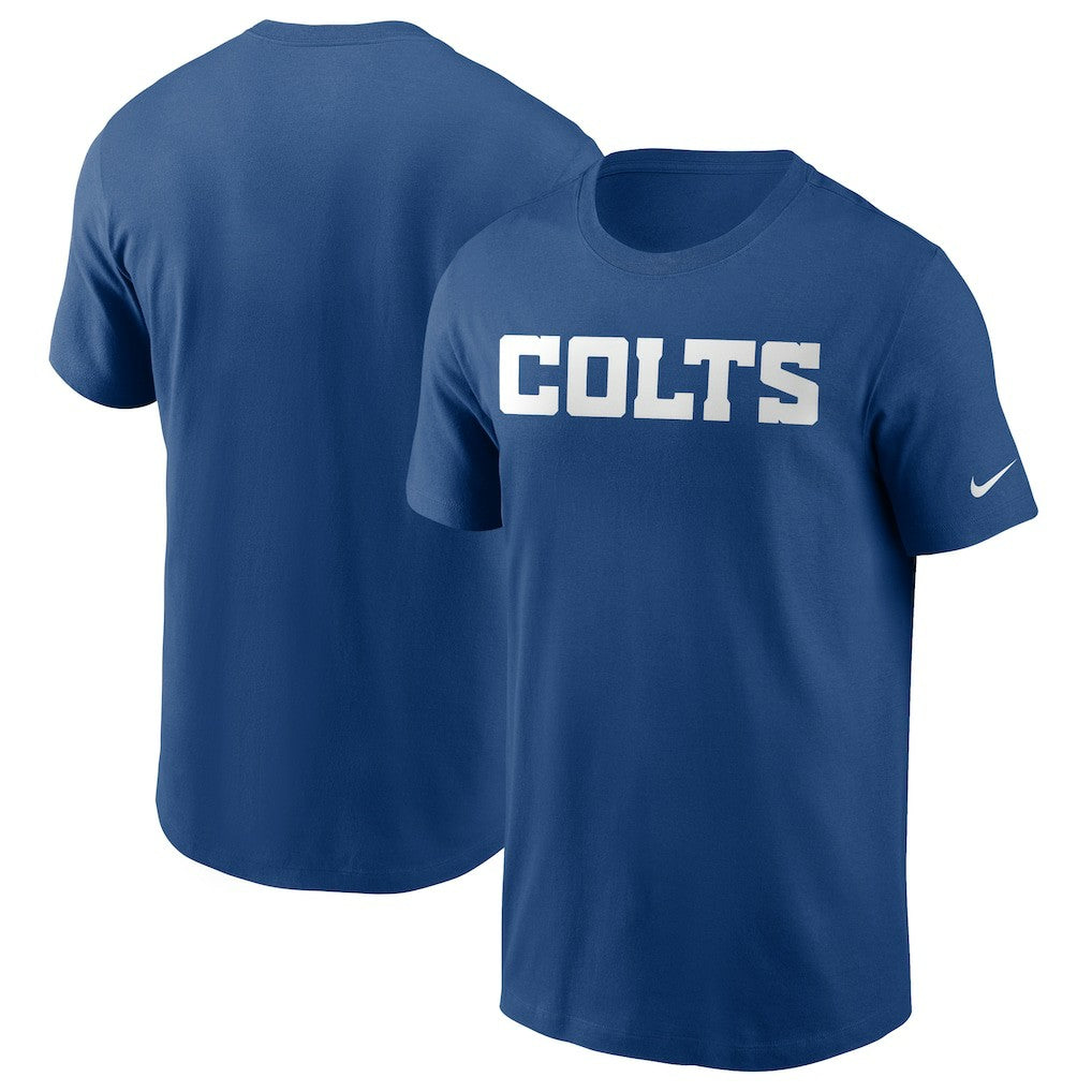 Nike Indianapolis Colts Team Wordmark T-Shirt Royal