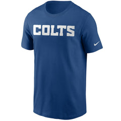 Nike Indianapolis Colts Team Wordmark T-Shirt Royal