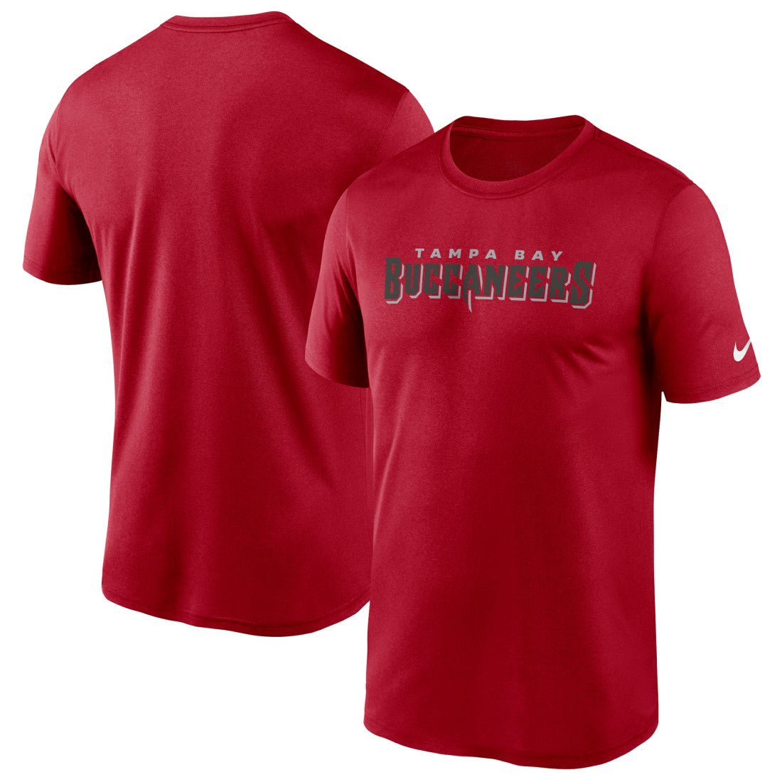 Nike Tampa Bay Buccaneers Wordmark Legend Performance T-Shirt Red