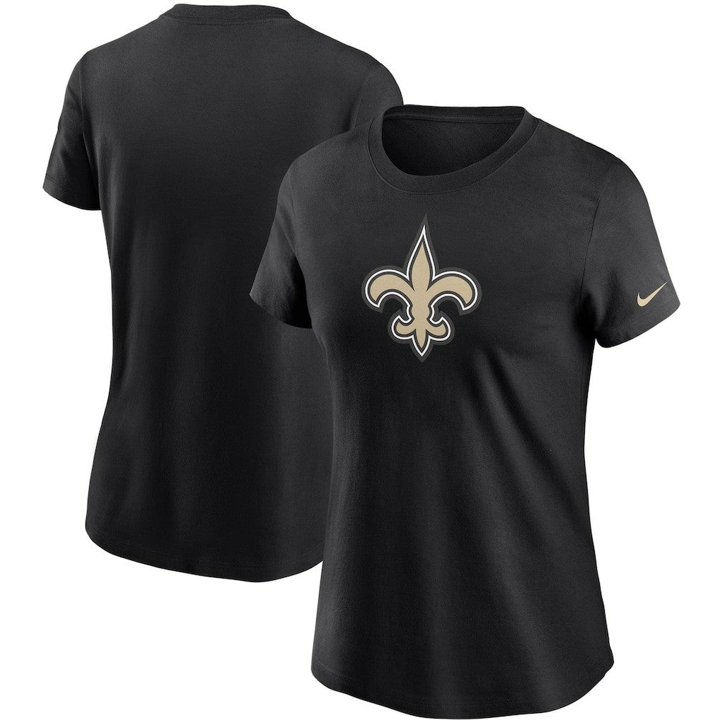 Nike New Orleans Saints Women's Logo Essential T-Shirt Black