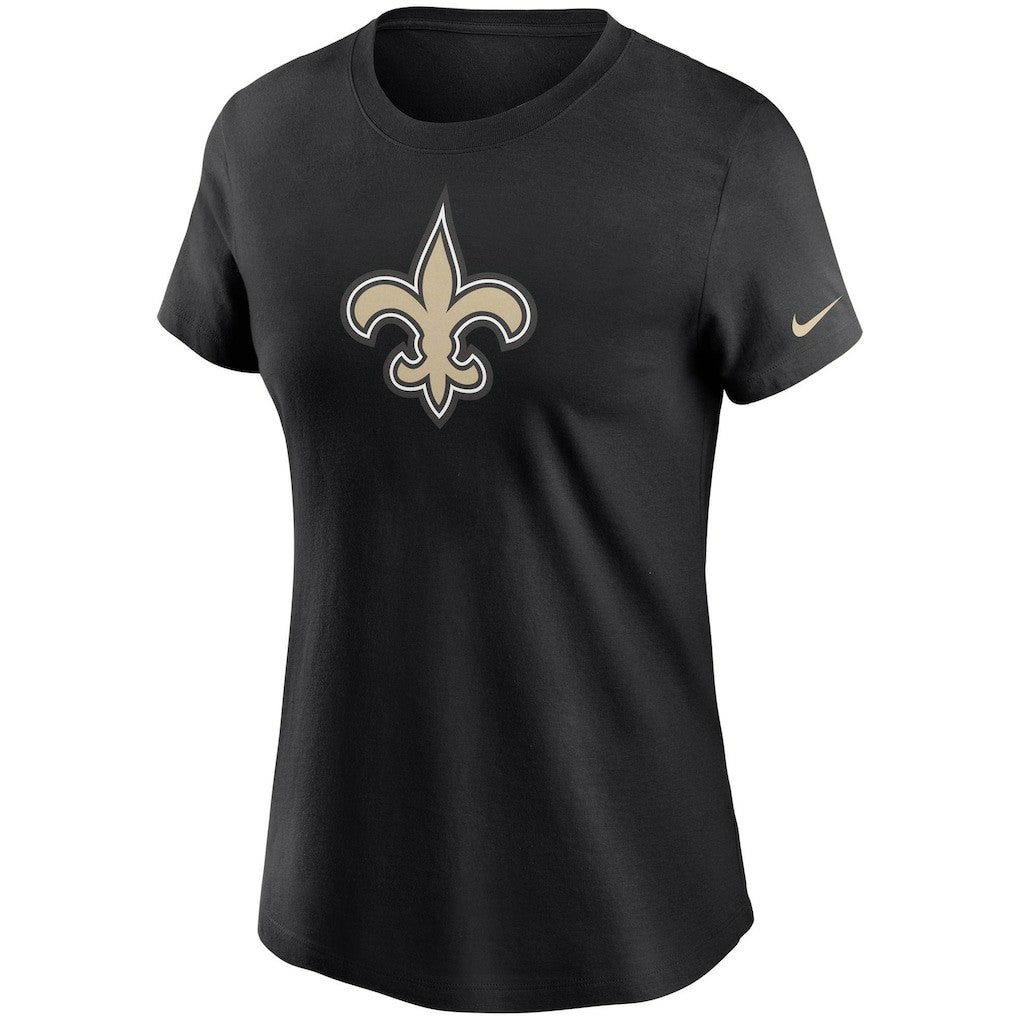 Nike New Orleans Saints Women's Logo Essential T-Shirt Black