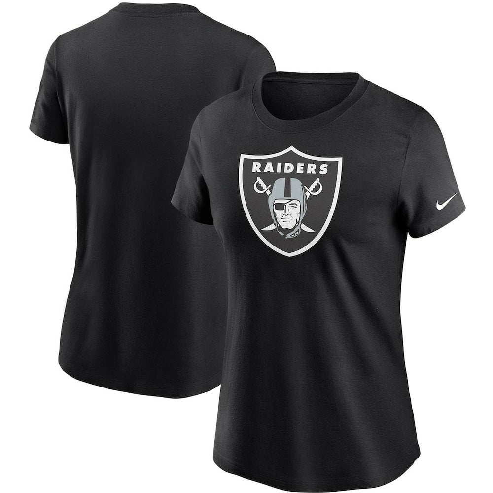 Nike Las Vegas Raiders Women's Logo Essential T-Shirt Black
