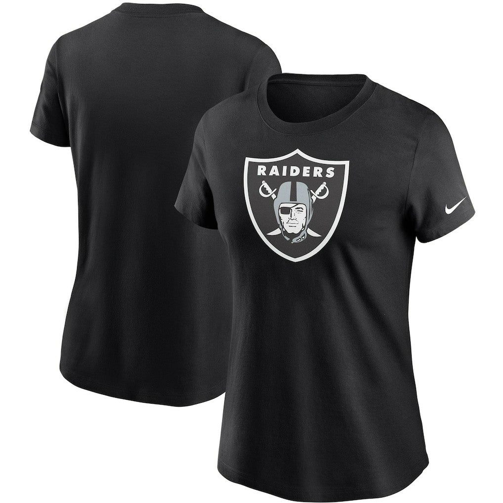 Nike Las Vegas Raiders Women's Logo Essential T-Shirt Black