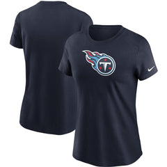 Nike Tennessee Titans Women's Logo Essential T-Shirt Navy