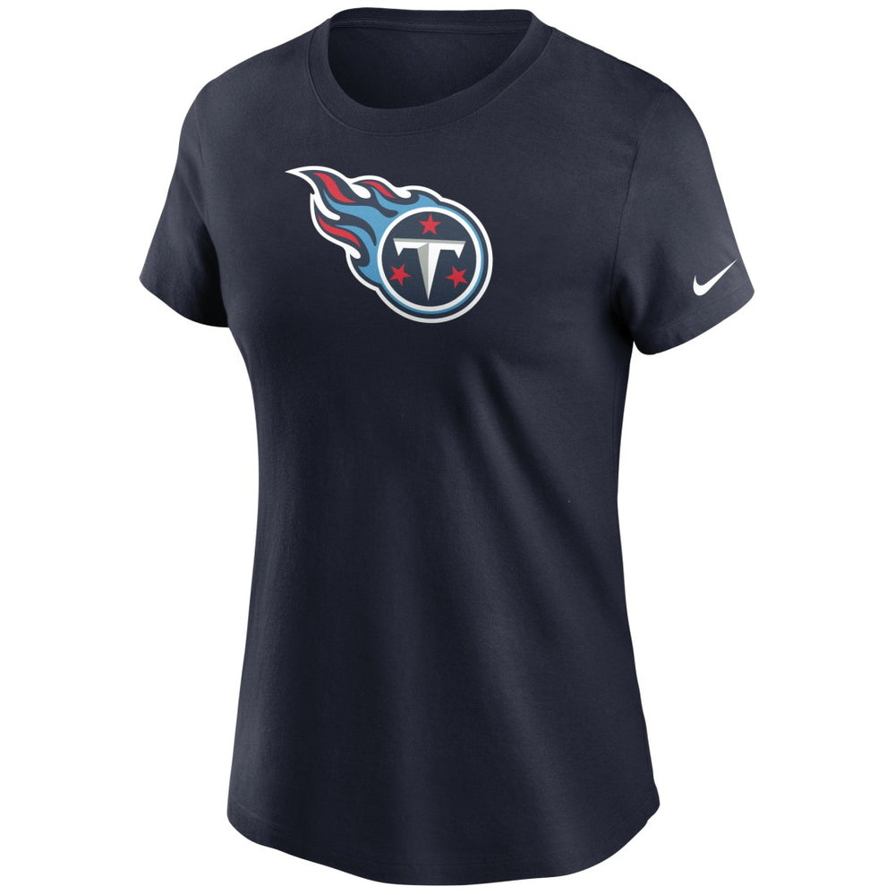 Nike Tennessee Titans Women's Logo Essential T-Shirt Navy