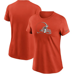 Nike Cleveland Browns Women's Logo Essential T-Shirt Orange