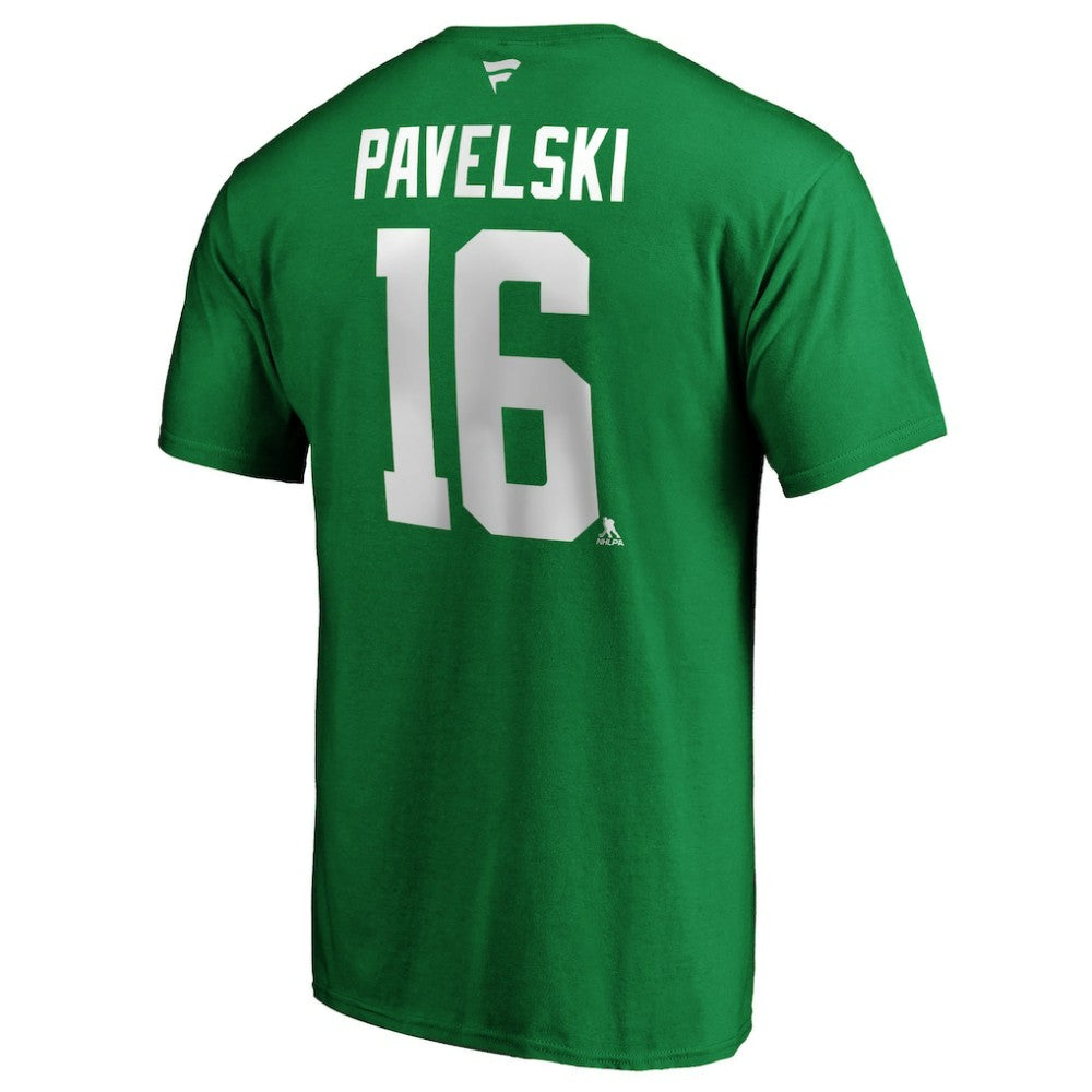 Joe Pavelski Dallas Stars Fanatics Authentic Stack Player Name & Number T-Shirt - Kelly Green - NHL 3668469