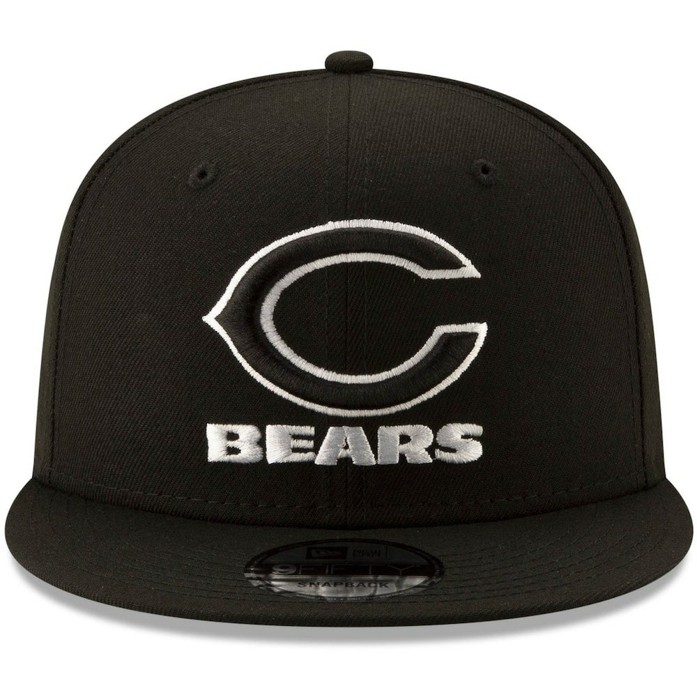 Chicago Bears New Era B-Dub 9FIFTY Adjustable Snapback Hat Black
