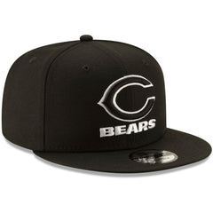 Chicago Bears New Era B-Dub 9FIFTY Adjustable Snapback Hat Black