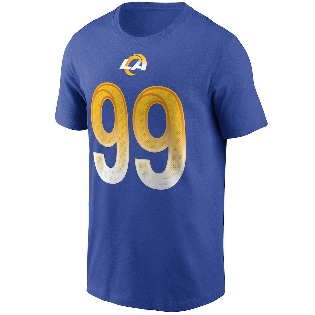 Nike Aaron Donald Los Angeles Rams Name & Number T-Shirt Royal