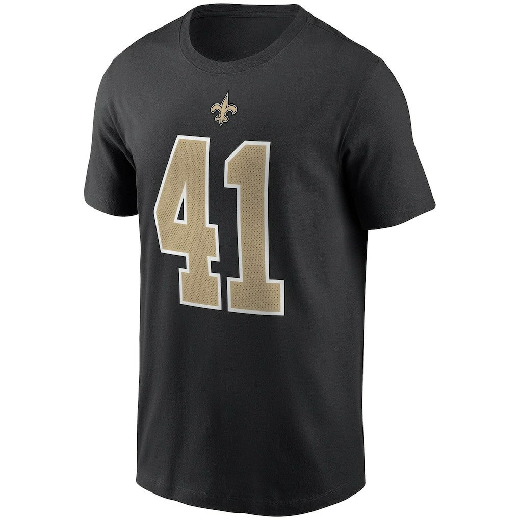 Nike Alvin Kamara New Orleans Saints Name & Number T-Shirt Black