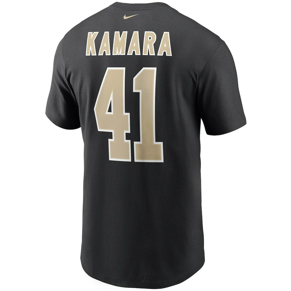 Nike Alvin Kamara New Orleans Saints Name & Number T-Shirt Black