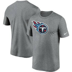 Nike Tennessee Titans Logo Essential Legend Performance T-Shirt Heathered Charcoal