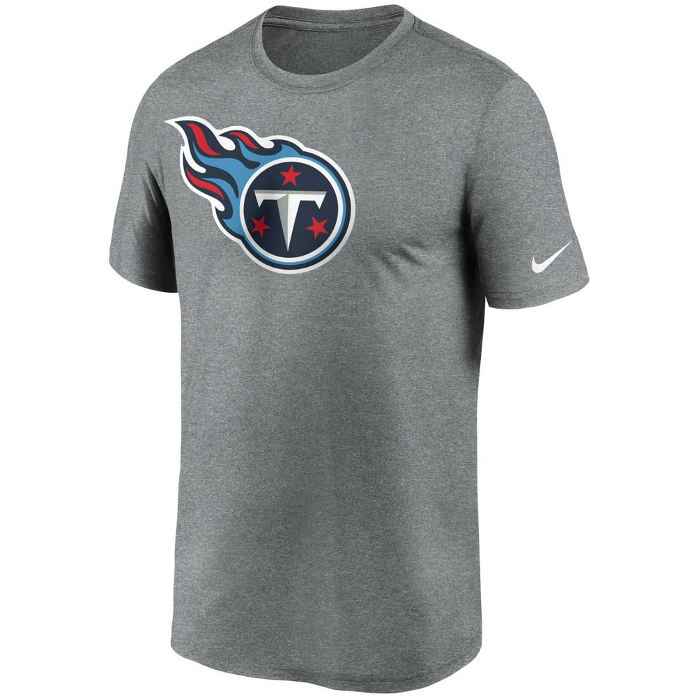 Nike Tennessee Titans Logo Essential Legend Performance T-Shirt Heathered Charcoal