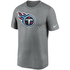 Nike Tennessee Titans Logo Essential Legend Performance T-Shirt Heathered Charcoal