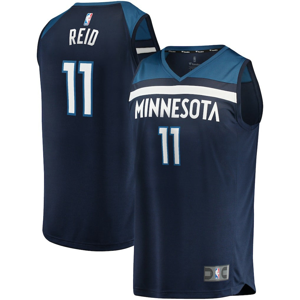 Naz Reid Minnesota Timberwolves Fast Break Replica Jersey Navy Icon Edition | Fanatics Near Me
