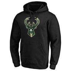 Giannis Antetokounmpo Milwaukee Bucks Playmaker Name & Number Pullover Hoodie Black