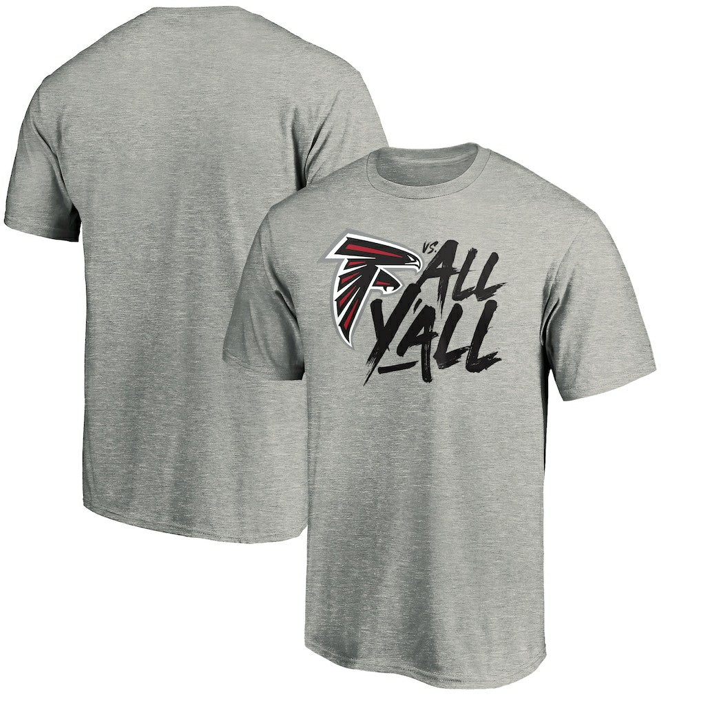 Atlanta Falcons Falcons vs. All Y'all T-Shirt Heather Gray