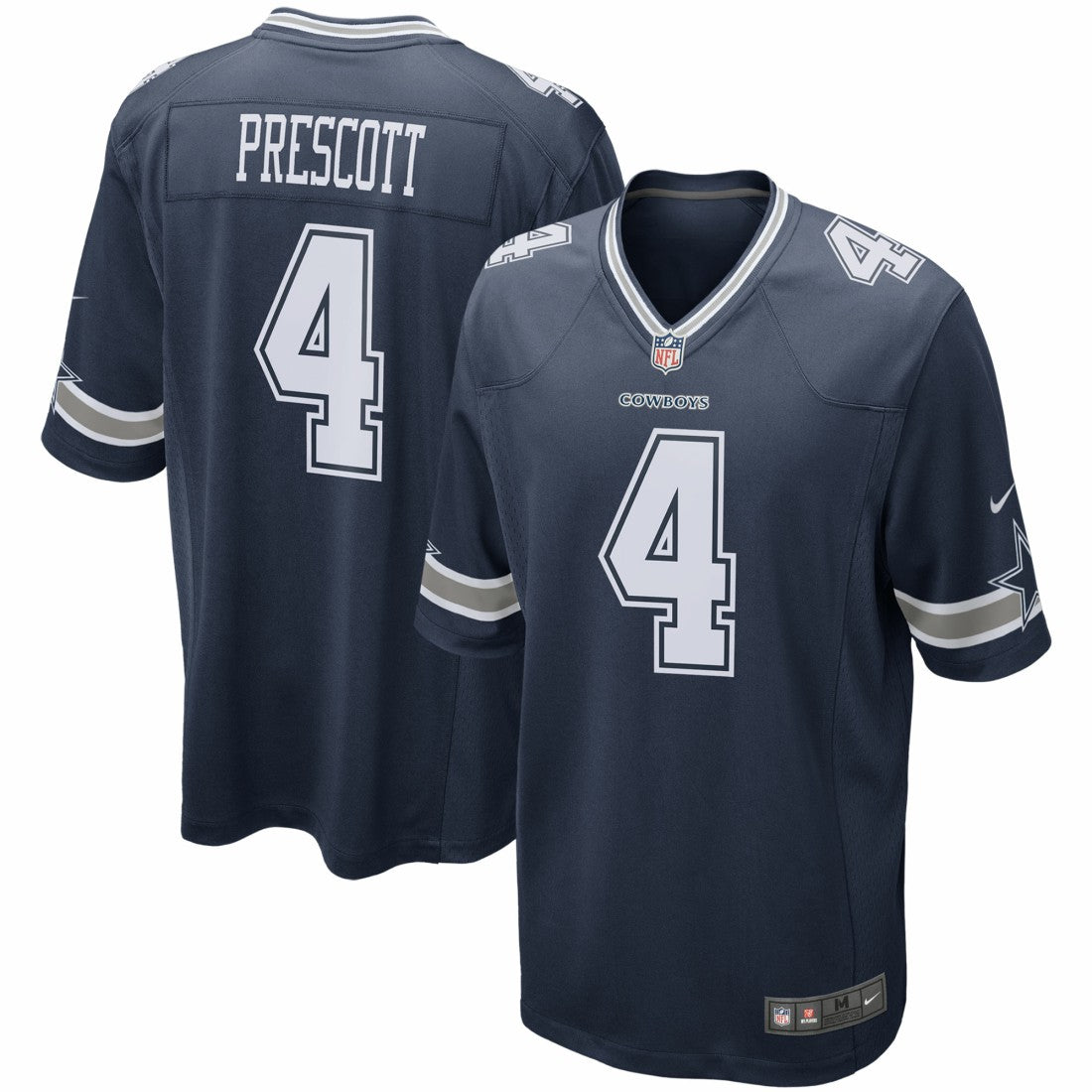 Nike Dak Prescott Dallas Cowboys Game Team Jersey Navy