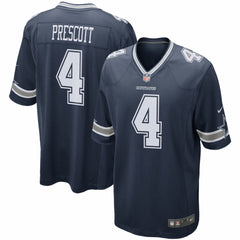 Nike Dak Prescott Dallas Cowboys Game Team Jersey Navy
