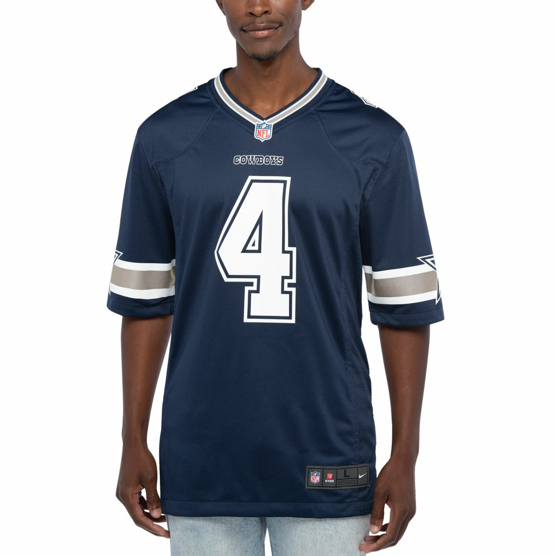 Nike Dak Prescott Dallas Cowboys Game Team Jersey Navy