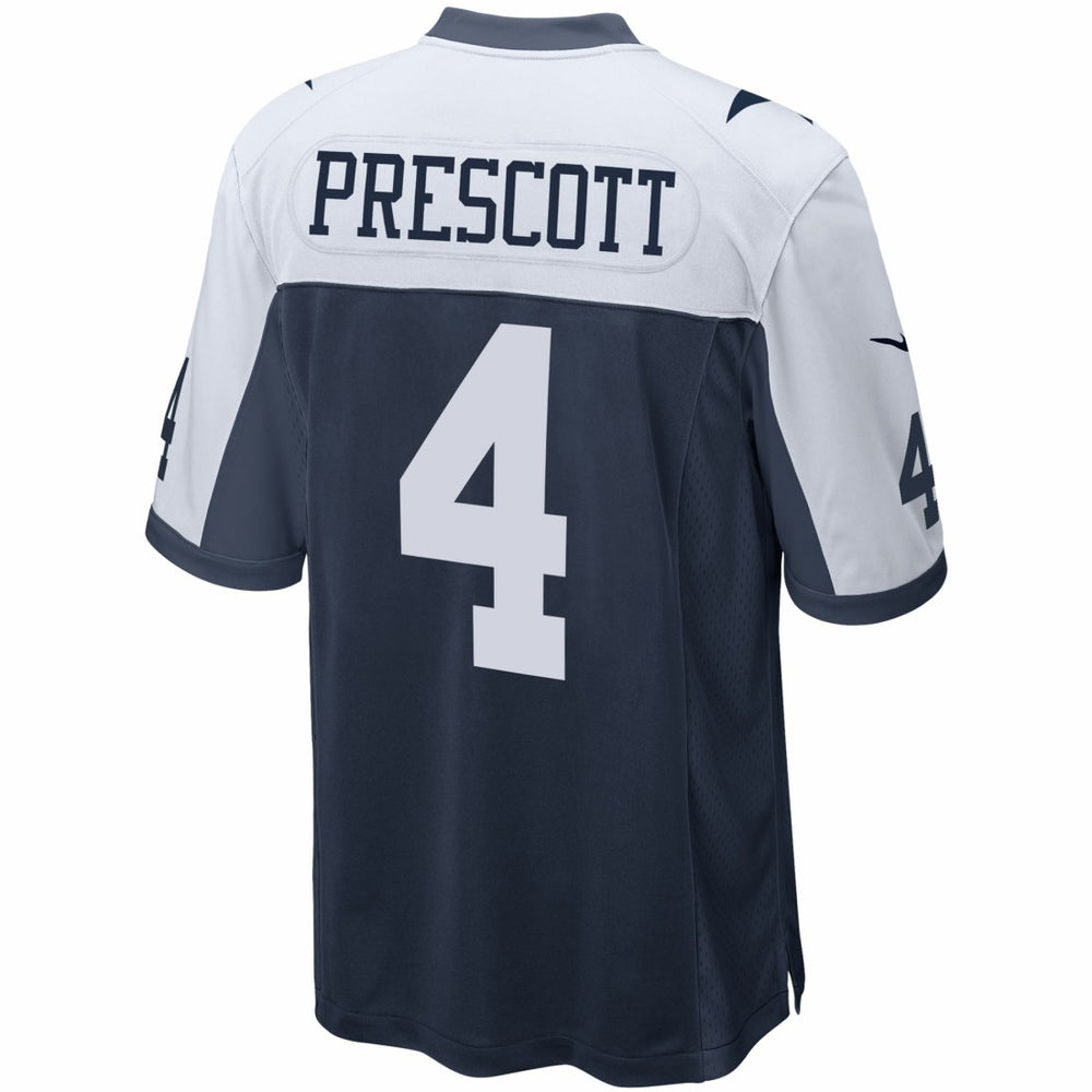 Nike Dak Prescott Dallas Cowboys Alternate Game Team Jersey Navy