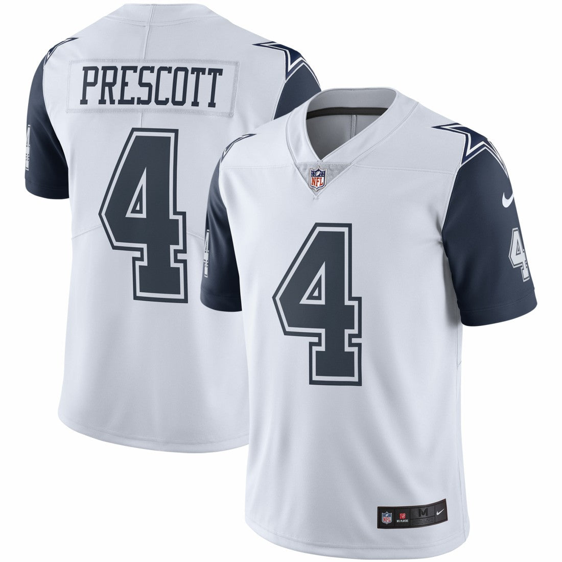 Nike Dak Prescott Dallas Cowboys Color Rush Vapor Limited Jersey White