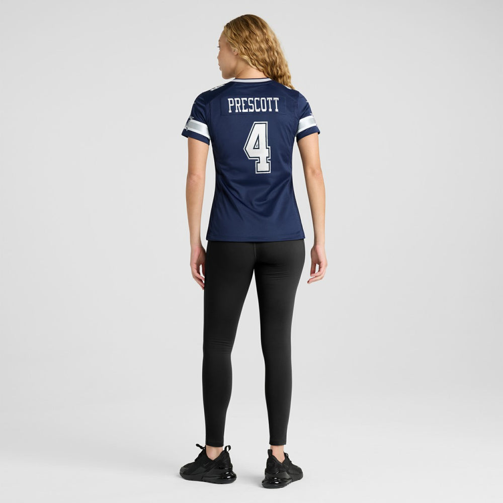 Nike Dak Prescott Dallas Cowboys Women's Game Team Jersey Navy