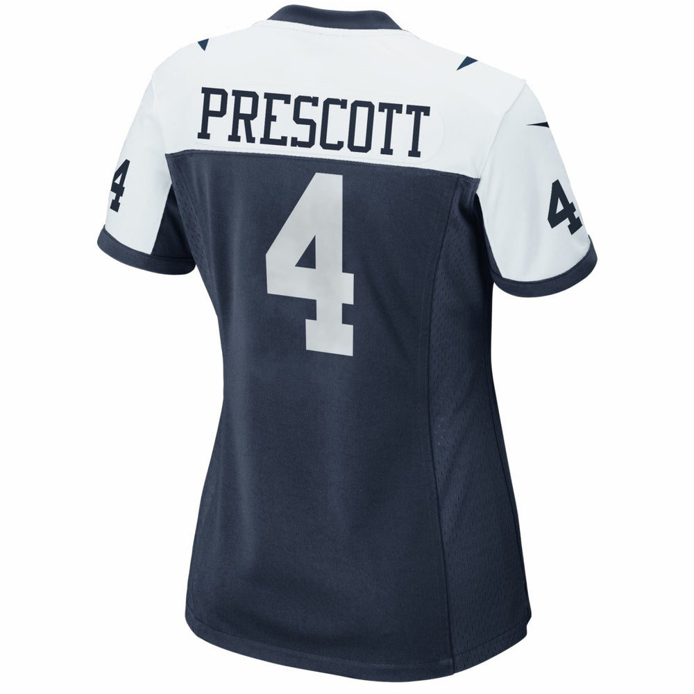 Nike Dak Prescott Dallas Cowboys Women's Alternate Game Team Jersey Navy