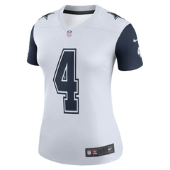 Nike Dak Prescott Dallas Cowboys Women's Legend Player Performance Top White
