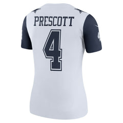 Nike Dak Prescott Dallas Cowboys Women's Legend Player Performance Top White