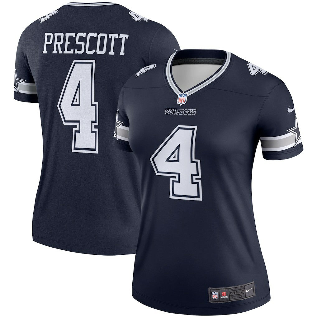 Nike Dak Prescott Dallas Cowboys Women's Legend Player Performance Top Navy